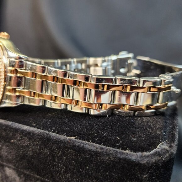 Michael Kors MK6482 Kiley Pave Women’s 2-Tone Crystal Watch 7” Wrist – Pre-Owned - Picture 5 of 11